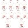 10 Pieces TENS Electrodes Pad Replacement Pad for TENS Unit TENS Electrode Pad Adhesive Gel Pads for Omron view 1
