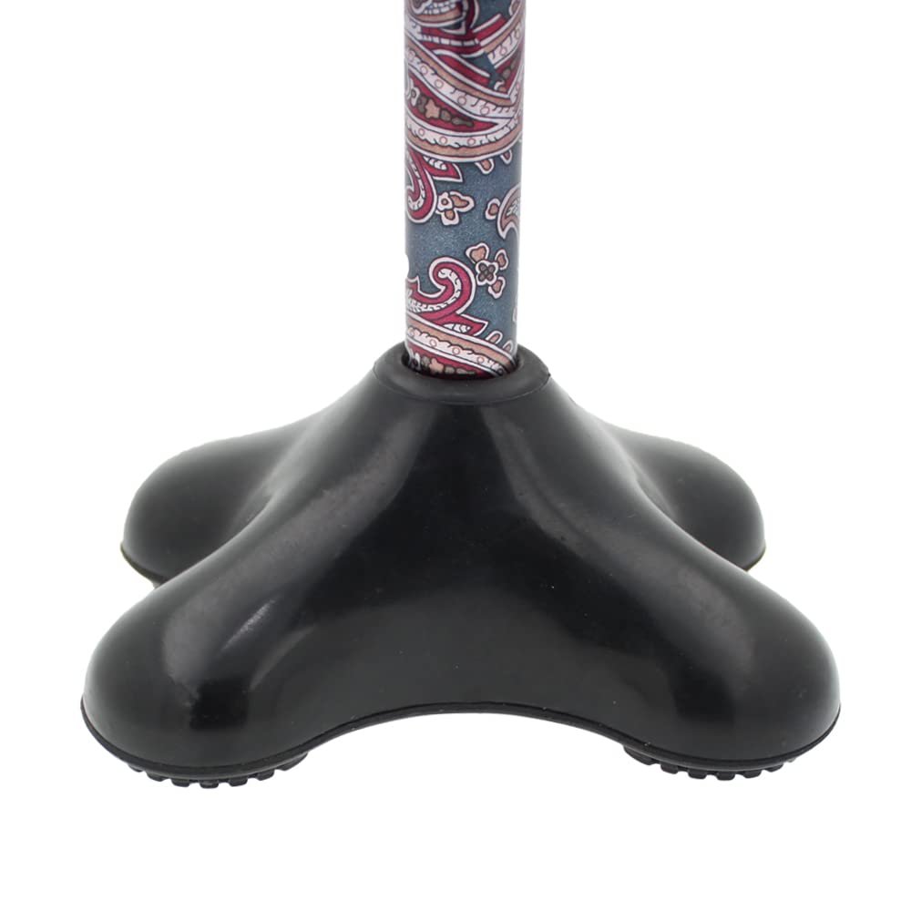19mm 3/4" Heavy Duty Large Based Quadruple Tip Rubber Foot for Walking Sticks and Canes - by Lifeswonderful