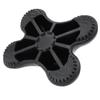 19mm 3/4" Heavy Duty Large Based Quadruple Tip Rubber Foot for Walking Sticks and Canes - by Lifeswonderful view 3