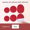 GNGR Heel Hole Repair Stickers, 3 Pairs, Self-Adhesive Shoe Hole Patch Stickers, Shoe Hole Repair Patch Stickers for Trainers, Leather, Shoes, High Heels, Vocaloid Sticker (E, One Size) view 2