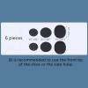 GNGR Heel Hole Repair Stickers, 3 Pairs, Self-Adhesive Shoe Hole Patch Stickers, Shoe Hole Repair Patch Stickers for Trainers, Leather, Shoes, High Heels, Vocaloid Sticker (E, One Size) view 3
