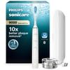 Philips Sonicare DiamondClean Series 9000 Electric Toothbrush - Sonic Brush, Cleaner Teeth and Gums, 1 X C3 Premium Plaque Control Brush Head (Model HX9911/63), White view 1