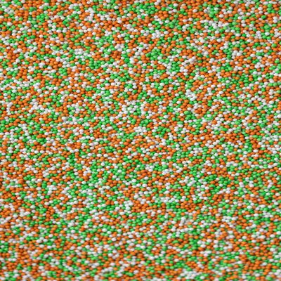 SPRINKLY - Matt 100's & 1000's - Orange, Green & White - 1kg