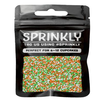 SPRINKLY - Matt 100's & 1000's - Orange, Green & White - 30g