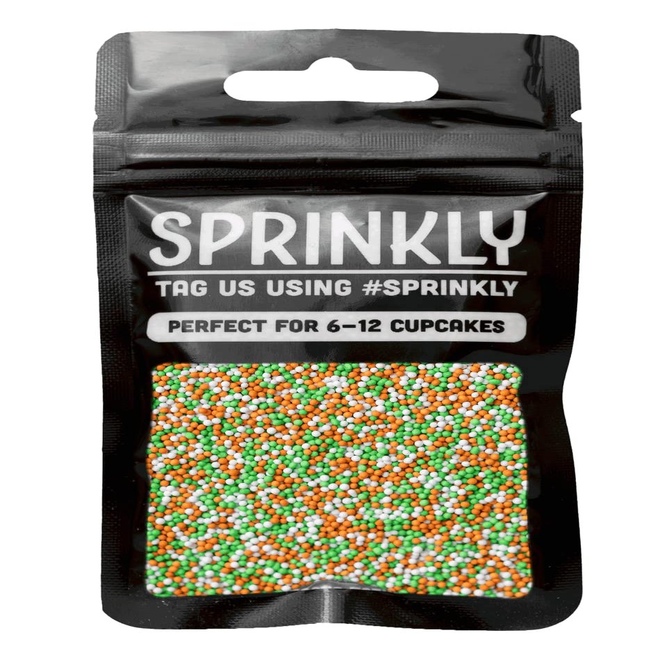 SPRINKLY - Matt 100's & 1000's - Orange, Green & White - 30g