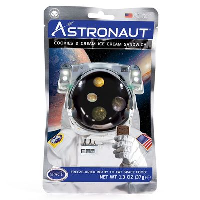 Edu-Sci Astronaut Food Cookies & Cream Ice Cream Sandwich