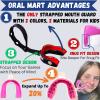 Oral Mart Youth with Strap Vampire Fangs Logo(Black/Red) view 2