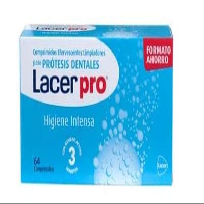 LACER Pro Active Oxygen Dental Prosthesis Cleaner 64 Units