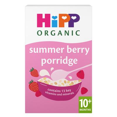 HiPP Organic Summer Berry Multigrain Porridge 10+ Months 200g (Pack of 4)