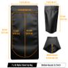 Chamigon 50 Pack 1 Quart Mylar Stand Up Bags 5 Mil 7x10 Inches Smell Proof Resealable Heat Sealable Foil Packaging Pouch Bag, Large Food Storage Pouches - Matte Black view 4