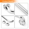 XJYMCOM 1Pcs Stainless Steel Grab Bar Anti Slip Bathroom Handrail Rail with Mounted Screws Safety Handle Bathroom Balance for Disabled Elderly Children Pregnant Disabled Elderly Woman -23'' (60cm) view 3