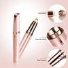 BODYA Women Electric Eyebrow Trimmer Eye brow Epilator Painless Brows Facial Hair Remover Flawless Brow Shaper Portable Hair Removal & Eyebrow Shaver for Female Face and Body view 3