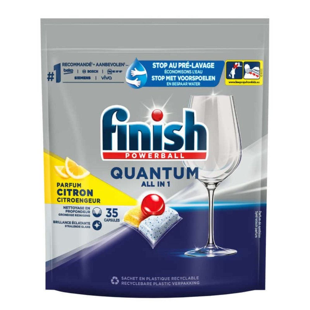 Finish Powerball Quantum All in 1 Lemon x35