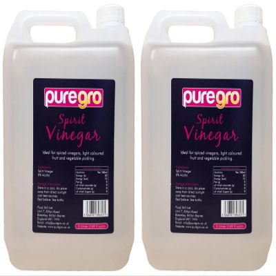 Puregro White Spirit Vinegar 5 Litres (Pack of 2)