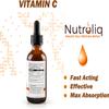 Nutroliq Liposomal Vitamin C Liquid Drops - Vegan Supplements for Men & Women's Health - Helps Boost Immune System - Quick-Absorbing, 2000mg Per Serving, Natural Orange Flavour - 60ml Glass Bottle view 3