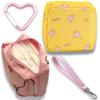Adorable Pink Peri - Reusable Sanitary Napkin Pads Storage Bag Portable for Women Girls | Made of Cotton | Reusable | Zero Waste Period (2-Pack (2)) view 1