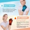 Tolaccea Finger Ice Glove for Arthritis Pain Relief, Adjustable Wrist Strap Hand Compression Ice Pack for Hot & Cold Therapy, Reusable Gel Cold Pack for Tendinitis, Carpal Tunnel (S) view 3