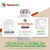 Nutriodol Vitamin A 10,000IU | 365 Easy to Swallow Tablets | High Strength | for Normal Skin, Eyes & Immune System | Clean Formula by Nutriodol. view 2