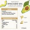 Biona Organic Avocado Oil, 250ml - Pressed From Organically Grown Avocados - Cold-Pressed and Unrefined - Delicate Fruity Flavour - For Everyday Cooking and Salads view 2