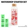 waterdrop Glass Starter Set 600ml Borosilicate Glass Bottle + 18 Sugar-Free Microdrink Hydration Cubes in 6 Flavours, Vitamin C & B Infused, BPA Free Water Bottle, Gift Set view 4