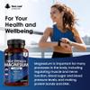 Magnesium Citrate Capsules 1620mg - Super Strength and High Absorption Magnesiums Supplements - with 500mg Elemental Vegan - Not Magnesium Tablets - Muscle & Sleep Support (Two Months Supply) view 3