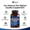 Magnesium Citrate Capsules 1620mg - Super Strength and High Absorption Magnesiums Supplements - with 500mg Elemental Vegan - Not Magnesium Tablets - Muscle & Sleep Support (Two Months Supply) view 4