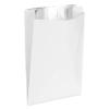 BBQ Bags White Foil Lined Paper Bag Greaseproof Chicken Naan Bread Burger Ribs Hot Food Pouches (200, Small (7" x 9" x 8")) view 2
