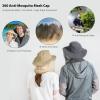 VanderHOME Mosquito Head Net Hat Sarifi Hiking Cap Protection from Mosquito Insect Bug Bee Gnats for Men/Women Outdoor Sun Protection Beekeeping Hat with Veil for Gardening and Honey Gathering Orange view 4