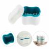 EliteKoopers 2Pcs Denture Box False Teeth Container Storage Case For Dental Cleaning Holder Carry Box view 1