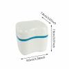 EliteKoopers 2Pcs Denture Box False Teeth Container Storage Case For Dental Cleaning Holder Carry Box view 2