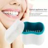EliteKoopers 2Pcs Denture Box False Teeth Container Storage Case For Dental Cleaning Holder Carry Box view 4