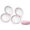 Aligner and Retainer Case, YOUYA DENTAL 2PCS Solid Orthodontic Aligner Retainer Case Denture False Box, Mouthguard Case Holder Protective Case for Oral Care Dentisty -Pink view 1