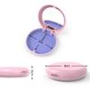 Aligner and Retainer Case, YOUYA DENTAL 2PCS Solid Orthodontic Aligner Retainer Case Denture False Box, Mouthguard Case Holder Protective Case with Mirror for Oral Care Dentisty - Pink view 2