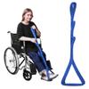 Hirritale 42 Inch Long Leg Lifter,Leg Lifter After Hip Replacement All Over with Aluminum Rod,Kit for Seniors Total Hip Replacement Prime Large Rigid Foot Loop &Sturdy Multiple Handles(Blue) view 1
