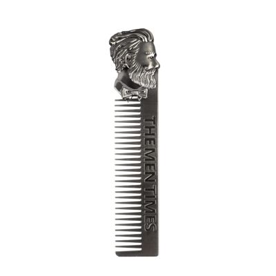 Comb Evenly Spaced Teeth Fine Workmanship Mustache Care Wide Beard Shaping Template Barber Styling Hair Comb compatible with Men E 1 Pcs