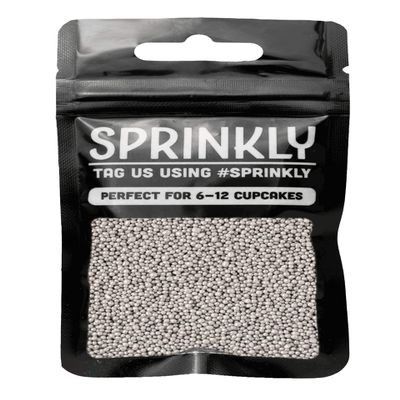 SPRINKLY - Glimmer 100's & 1000's - Silver - 30g