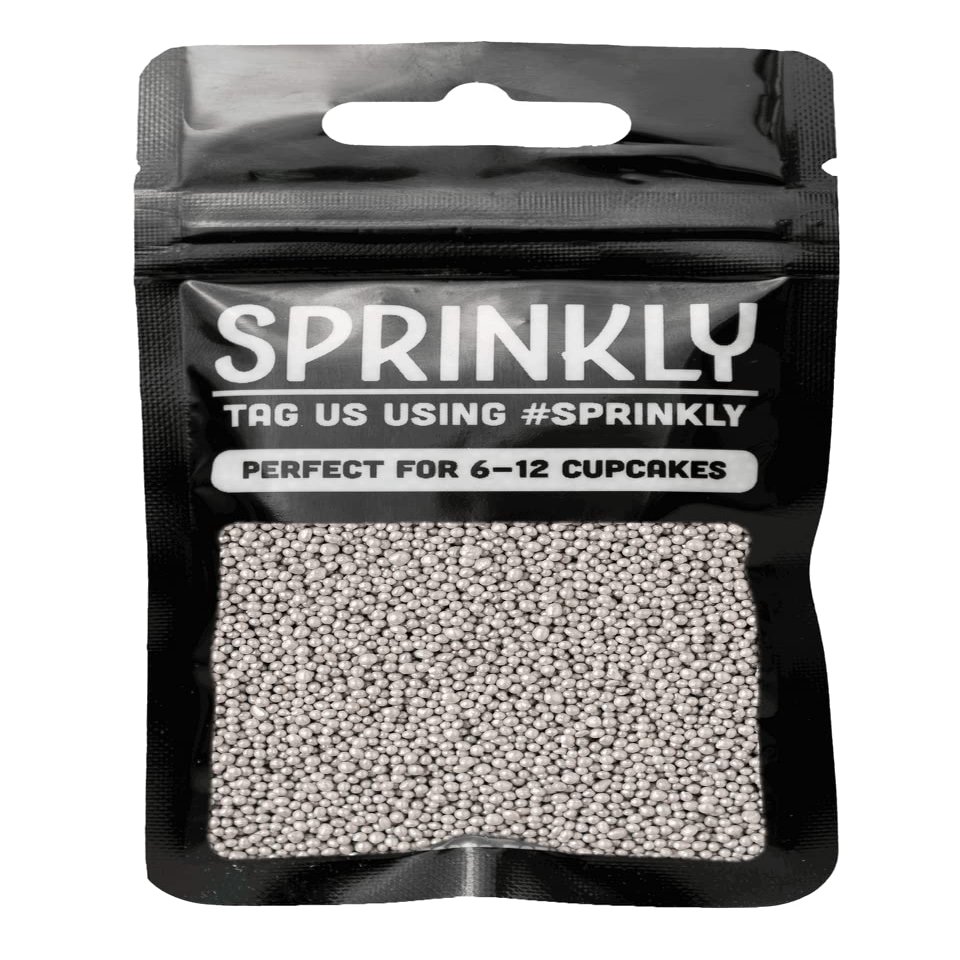 SPRINKLY - Glimmer 100's & 1000's - Silver - 30g