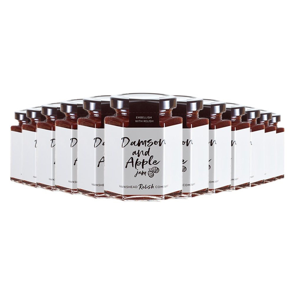 Hawkshead Relish Company  Damson & Apple Jam 220g (Pack of 12)