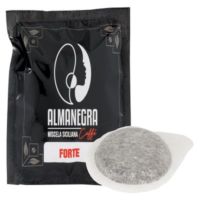 150 Coffee Pods in Filter Paper ese 44mm Almanegra Caffe Sicilian Blend for Espresso Machine