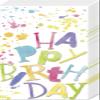 IHR Ideal Home Range - Pocket Tissues Birthday Splashes 1 Packet of 10 Individual 4-Ply Pocket Tissues 21 cm x 21 cm / 8 inch x 8 inch view 1