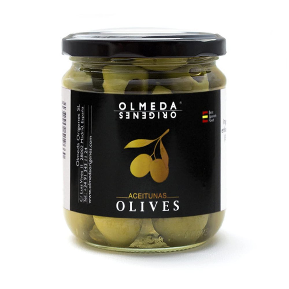 OLMEDA ORGENES - Pitted Manzanilla Olives - 370 gr
