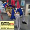 ETELIN Patient Hoist Lift Sling, Full Body Commode Sling With Head Support Toileting Patient Lift Sling Divided Leg Shower Sling For Patient Lifts (Size : M) view 3