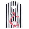 100 Count 5" x 8" Small Plastic Merchandise Bags, Shopping Bags, Retail Bags, Gift Bags with Die Cut Handles - Flamingo 2 (More Patterns Available) view 1