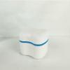 HoitoDeals Blue & white False Teeth Container Denture Storage Box For Dental Cleaning Holder Carry Case (1Pcs) view 3