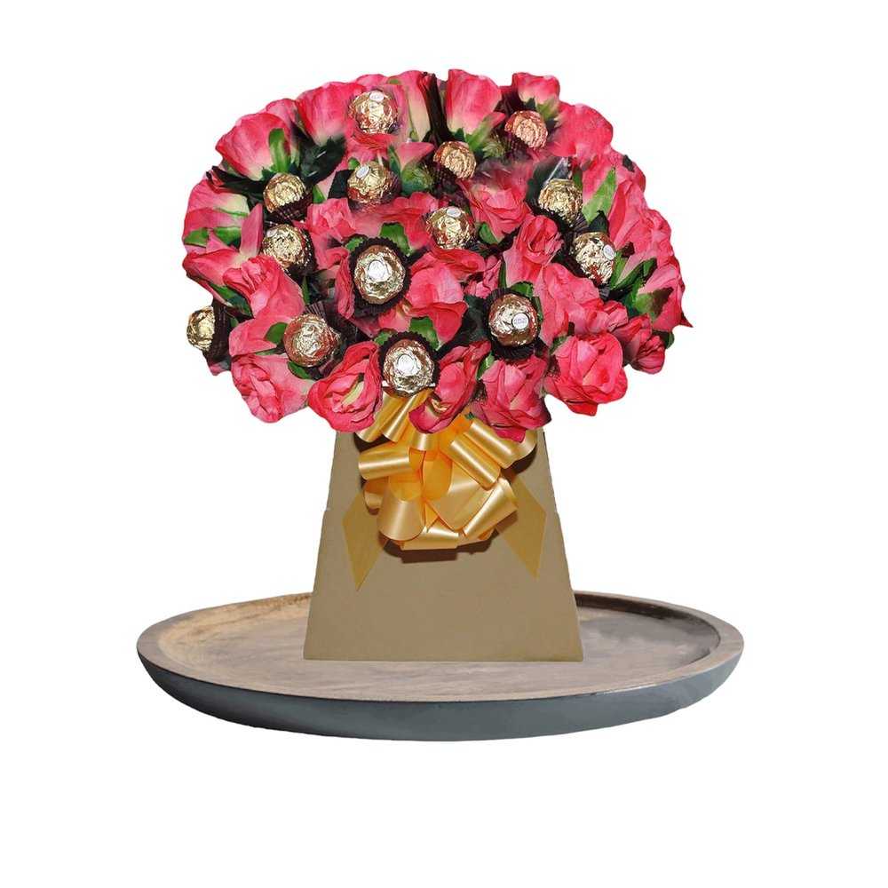 Chocolate Gift Box Hamper Rocher Lindor Bouquet Birthday Present Cadbury Sweets Candy galore Ferrero