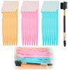 21 PCS Eyebrow Razors Face Shavers for Women Microblading Blades Dermaplaning Blades kit for Face with 1 PC Eyelash Brush and Storage Box Facial Razors for Women and Men view 1