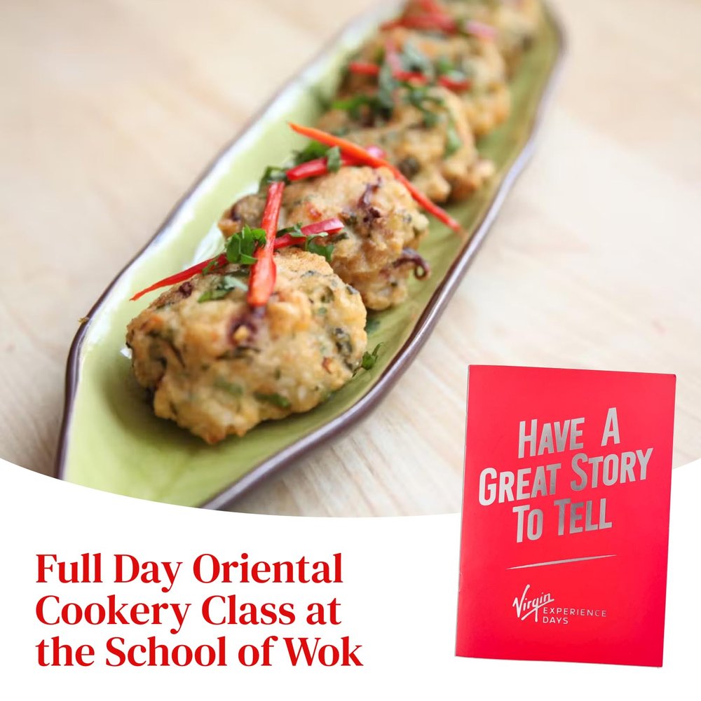 Virgin Experience Days Full Day Oriental Cookery Class at the School of Wok London - choose from Thai, Chinese, Korean, Vietnamese, Japanese or Indonesian cuisine