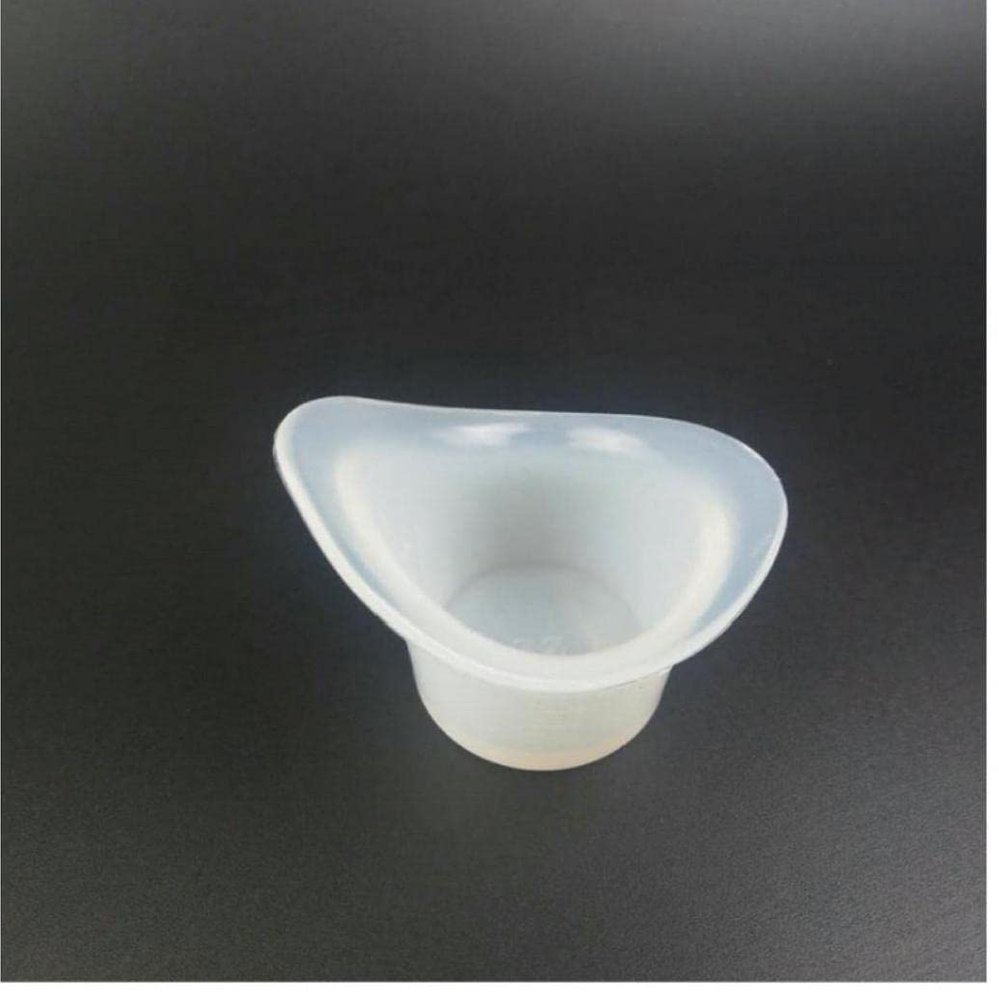 Plastic Eye Wash Cup Resuable Non Sterile Eye Bath Cup Washing Cup for Refreshing Cleaning Tired Eyes