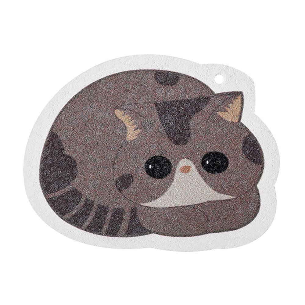 Worparsen Dishwashing Sponge Hanging Design Non-Scratch Magic Kitchen Sponge Non-stick Reusable Grey