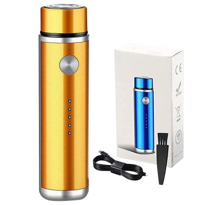Mini Portable Electric Shaver | Mini Electric Razor,Pocket Size Washable Electric Razor, USB Fast Charging, Travel Electric Shaver for Men and Women A/a